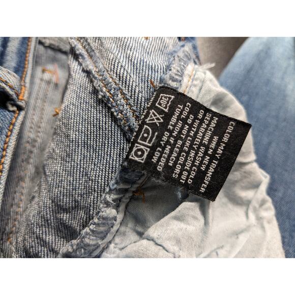 Wax Jeans Butt I Love You High Rise Push Up Jeans Distressed Size 5/27 - Picture 9 of 10